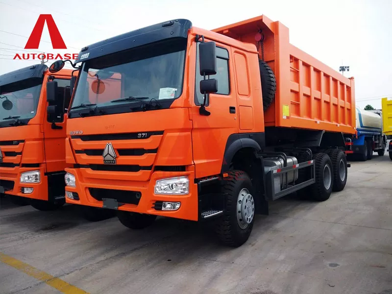 Sinotruk Howo 6 × 4 รถดั๊มป์